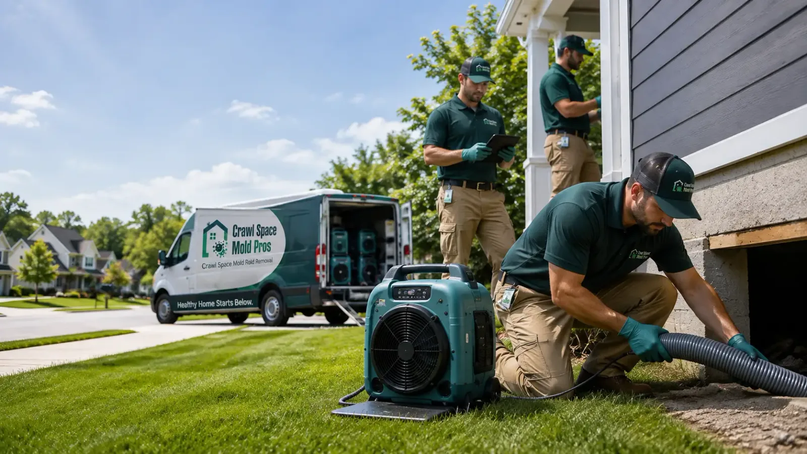 Crawl Space Mold Removal in Chenango Forks, NY
